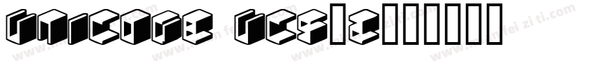 Unicode UCS-2字体转换